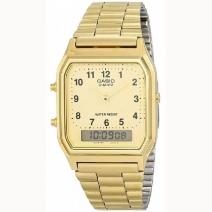 CASIO AQ230 DORADO